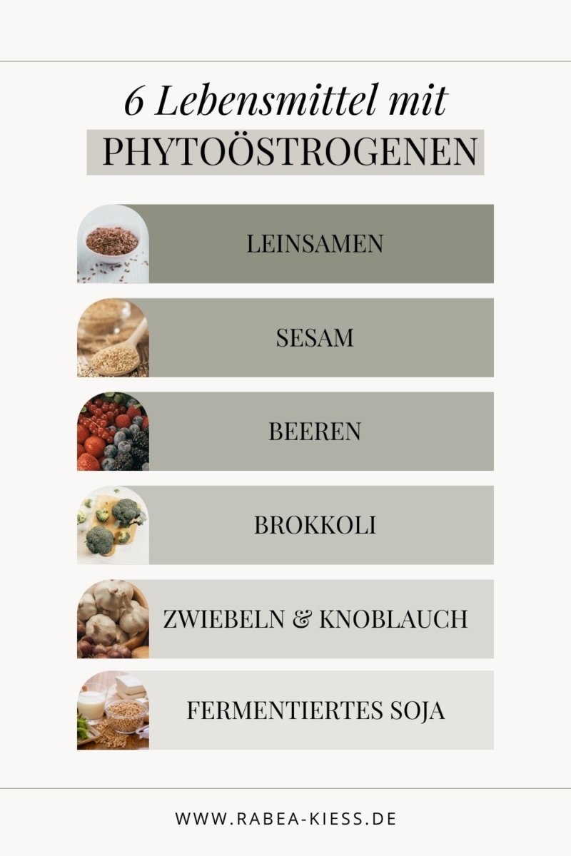 Übersicht der top Lebensmittel mit Phytoöstrogenen